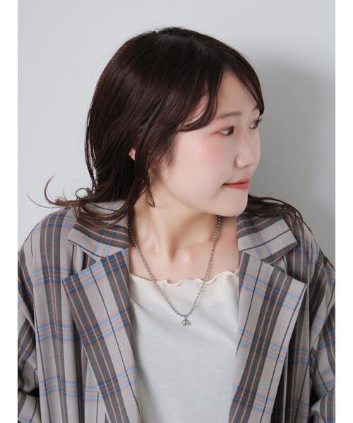 ehka sopo（エヘカソポ）の「ボールチェーンネックレス（ネックレス・レディース・シルバー・F）」の12枚目の写真