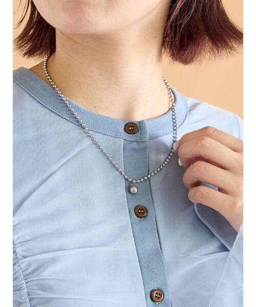 ehka sopo（エヘカソポ）の「ボールチェーンネックレス（ネックレス・レディース・シルバー・F）」の14枚目の写真