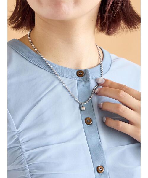 ehka sopo（エヘカソポ）の「ボールチェーンネックレス（ネックレス・レディース・シルバー・F）」の15枚目の写真
