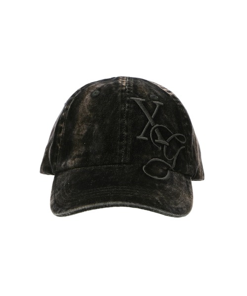 X-girl（エックスガール）の「FLOCKED DENIM 6PANEL CAP（キャップ・レディース・ブラック/インディゴブルー・ONE SIZE）」の10枚目の写真