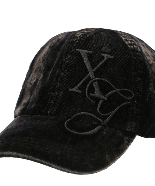 X-girl（エックスガール）の「FLOCKED DENIM 6PANEL CAP（キャップ・レディース・ブラック/インディゴブルー・ONE SIZE）」の15枚目の写真