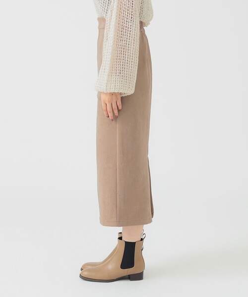 B:MING by BEAMS（ビーミングバイビームス）の「スエード ベイカー スカート（スカート・レディース・グレー/ベージュ・SMALL/MEDIUM）」の12枚目の写真