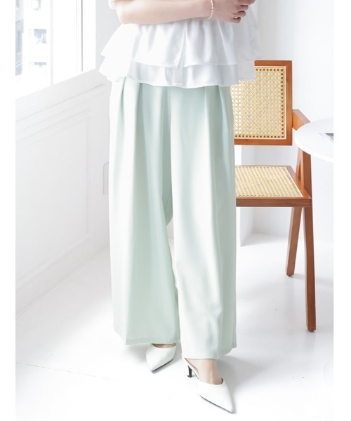 fifth(フィフス)の「【cestmignon_mauセレクト】【XS~Lサイズあり】ポケット付ウエストスラックスパンツ(その他パンツ・レディース・ブラック/グレイッシュベージュ/ライトブラウン/ライトグレー/ミント/スモークピンク・XS/S/M/L)」の5枚目の写真