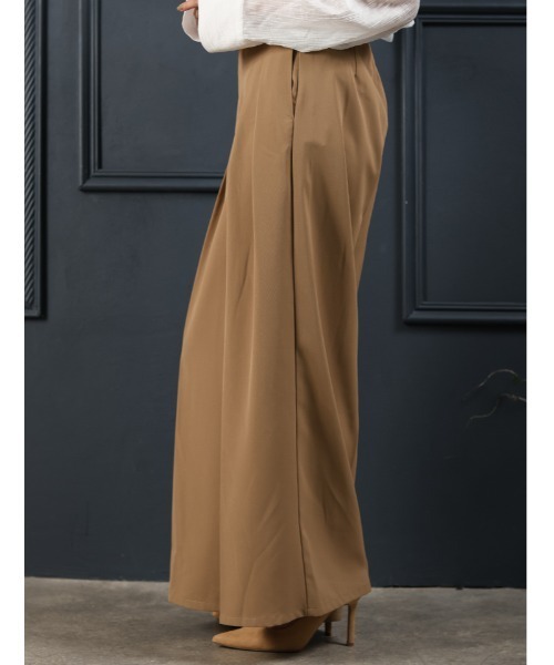 fifth（フィフス）の「ポケット付ハイウエストスラックスパンツ（その他パンツ・レディース・ブラック/グレイッシュベージュ/ライトブラウン/ライトグレー・XS/S/M/L）」の7枚目の写真