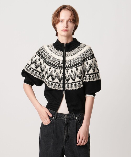 AEWEN MATOPH＞ノルディックジップニットカーディガン（カーディガン