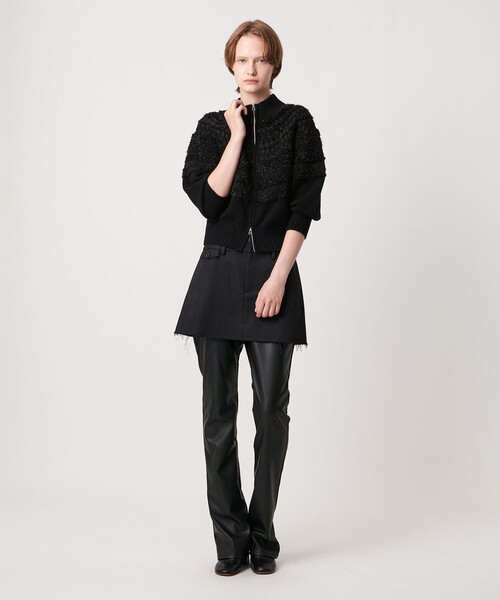 AEWEN MATOPH＞ノルディックジップニットカーディガン（カーディガン