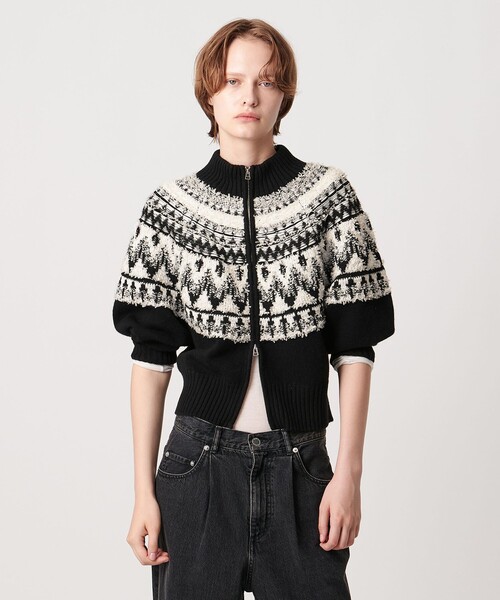 AEWEN MATOPH＞ノルディックジップニットカーディガン（カーディガン