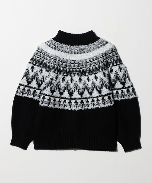 AEWEN MATOPH(イウエン マトフ)の「<AEWEN MATOPH>ノルディックジップニットカーディガン(カーディガン/ボレロ・レディース・ブラック/その他1・FREE)」の14枚目の写真