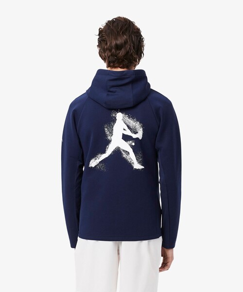 LACOSTE(ラコステ)の「『ノバク・ジョコビッチ』バックプリントセットアップトラックスーツ(ジャージ・メンズ・ネイビー・4/3/5)」の9枚目の写真