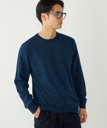 【一部WEB限定】〈手洗い可能〉アンチピリング 12ゲージ クルーネック ニット◇