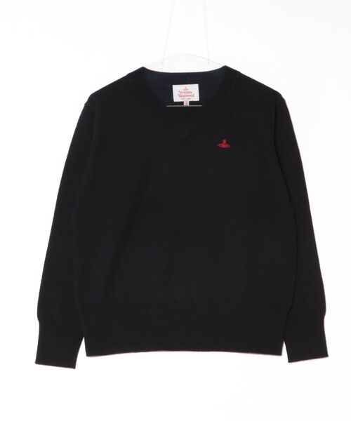 ｳｰﾚﾝﾍﾞｰｼｯｸVﾈｯｸﾌﾟﾙｵｰﾊﾞｰ（ニット/セーター）｜Vivienne Westwood