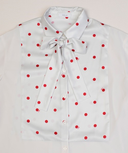 MILK(ミルク)の「milk ドットシャツ(シャツ/ブラウス・レディース・A/B・FREE)」の5枚目の写真