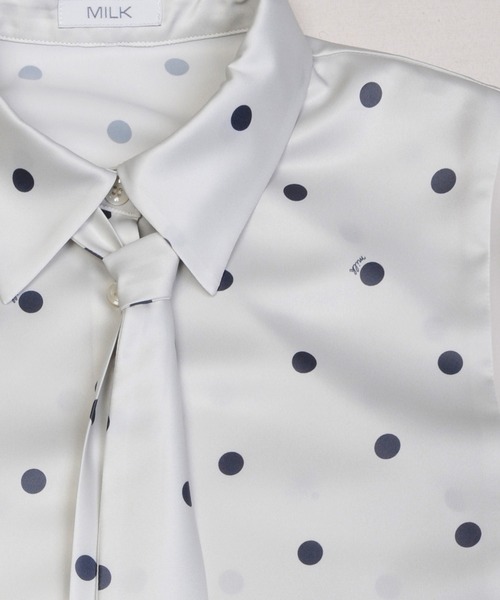 MILK(ミルク)の「milk ドットシャツ(シャツ/ブラウス・レディース・A/B・FREE)」の11枚目の写真