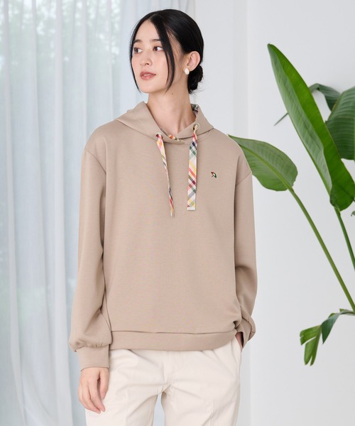 Arnold Palmer（アーノルドパーマー）の「ダンボールポンチ パーカープルオーバー（パーカー・レディース・ブラック/アッシュブラウン/オートミール・S/M/L）」の3枚目の写真