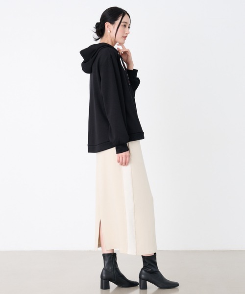 Arnold Palmer（アーノルドパーマー）の「ダンボールポンチ パーカープルオーバー（パーカー・レディース・ブラック/アッシュブラウン/オートミール・S/M/L）」の4枚目の写真