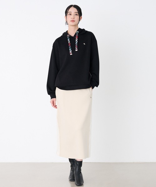 Arnold Palmer（アーノルドパーマー）の「ダンボールポンチ パーカープルオーバー（パーカー・レディース・ブラック/アッシュブラウン/オートミール・S/M/L）」の9枚目の写真