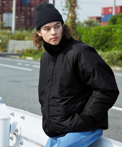 BARK MANHATTAN(バークマンハッタン)の「【BARK MANHATTAN】<撥水/防風> 2WAYファンクショナルビッグシルエット フード着脱 パディング中綿ジャケット(ダウンジャケット/コート・メンズ・ブラック/アイボリー/チャコール/ライトカーキ・L/M)」の15枚目の写真