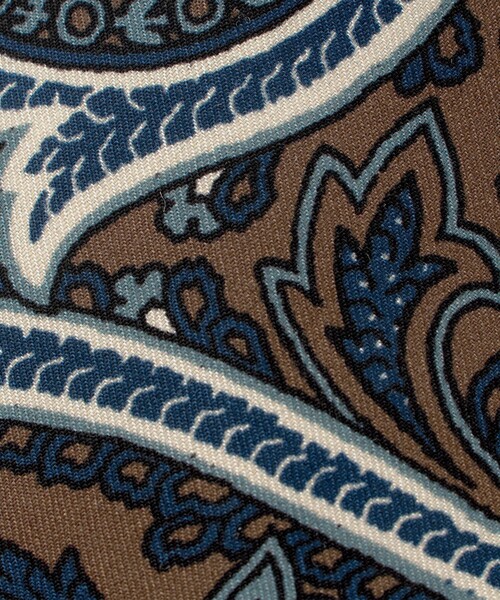 UNITED ARROWS（ユナイテッドアローズ）の「ペイズリープリント ネクタイ（ネクタイ・メンズ・ブラウン系/ネイビー・FREE）」の3枚目の写真