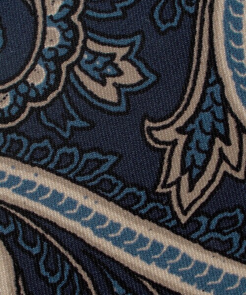 UNITED ARROWS（ユナイテッドアローズ）の「ペイズリープリント ネクタイ（ネクタイ・メンズ・ブラウン系/ネイビー・FREE）」の5枚目の写真