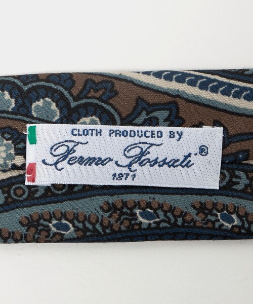 UNITED ARROWS（ユナイテッドアローズ）の「ペイズリープリント ネクタイ（ネクタイ・メンズ・ブラウン系/ネイビー・FREE）」の7枚目の写真