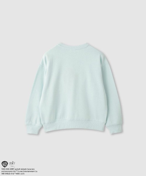 Tom＆Jerry（トムアンドジェリー）の「TOM&JERRY ガールズ 起毛トレーナー（スウェット・キッズ・ミント・160/150/140/130/120/110）」の2枚目の写真