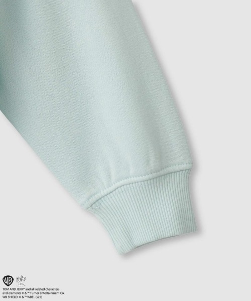 Tom＆Jerry（トムアンドジェリー）の「TOM&JERRY ガールズ 起毛トレーナー（スウェット・キッズ・ミント・160/150/140/130/120/110）」の4枚目の写真