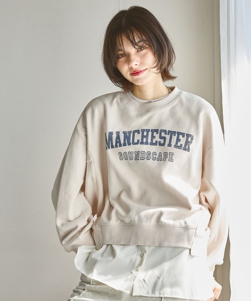 niko and... リメイクライクプルオーバー サンドブラスト風リメイクプルオーバー（スウェット）｜niko and