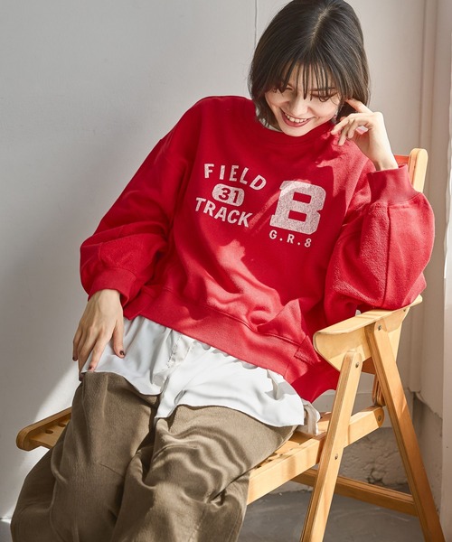 niko and（ニコアンド）の「サンドブラスト風リメイクプルオーバー