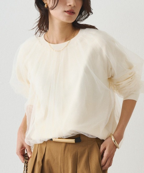 LOUNGEDRESS（ラウンジドレス）の「チュールニット（ニット/セーター