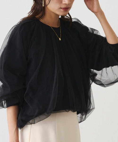 LOUNGEDRESS（ラウンジドレス）の「チュールニット（ニット/セーター