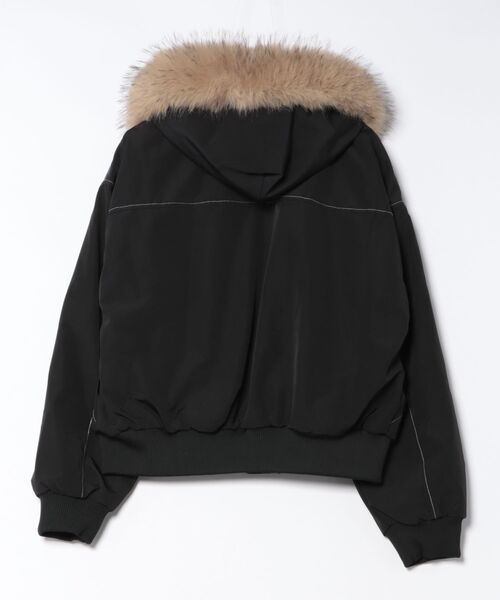 セール】ファー付きフード ミリタリーブルゾン/ミリタリージャケット