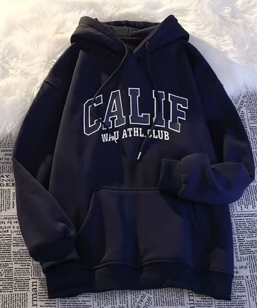 SPIGA（スピーガ）の「ﾛｺﾞ入りｽｳｪｯﾄﾌｰﾃﾞｨ（Tシャツ/カットソー・レディース・ホワイト/ライトグレー/ブラウン/レッド/ネイビー/ブラック・MEDIUM/LARGE/X-LARGE）」の5枚目の写真