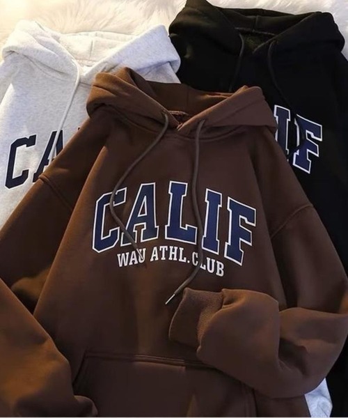 SPIGA（スピーガ）の「ﾛｺﾞ入りｽｳｪｯﾄﾌｰﾃﾞｨ（Tシャツ/カットソー・レディース・ホワイト/ライトグレー/ブラウン/レッド/ネイビー/ブラック・MEDIUM/LARGE/X-LARGE）」の8枚目の写真