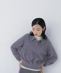 ◇シャギーポロニット
