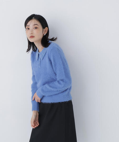 セール】◇シャギーポロニット（ニット/セーター）｜NATURAL BEAUTY