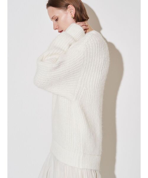 ブラッシュヤーンニットドッキングワンピース（ワンピース）｜ELENDEEK