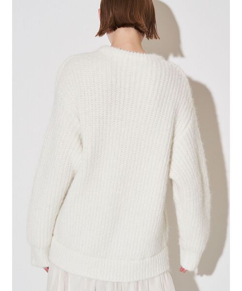 ELENDEEK（エレンディーク）の「ブラッシュヤーンニットドッキングワンピース（ワンピース・レディース・ブラック/グレー/オフホワイト・01/02）」の16枚目の写真