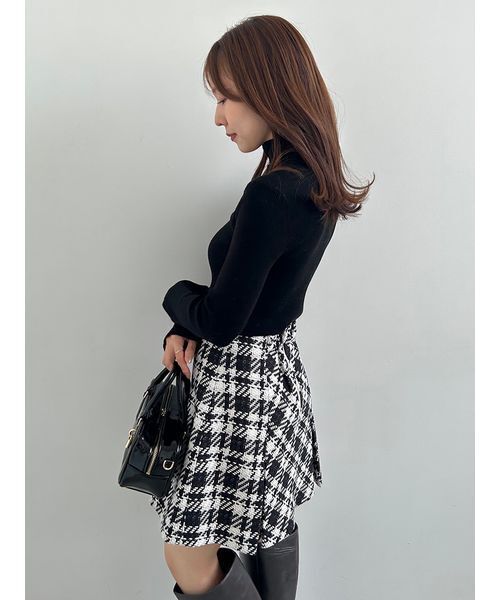 2wayクロップドハイネックプルオーバー（ニット/セーター）｜SNIDEL