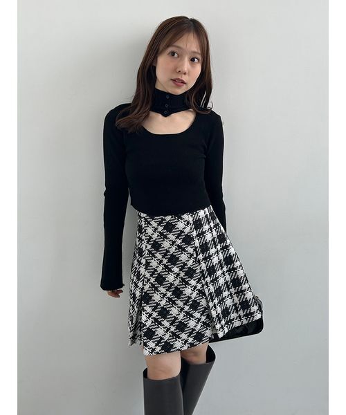 2wayクロップドハイネックプルオーバー（ニット/セーター）｜SNIDEL