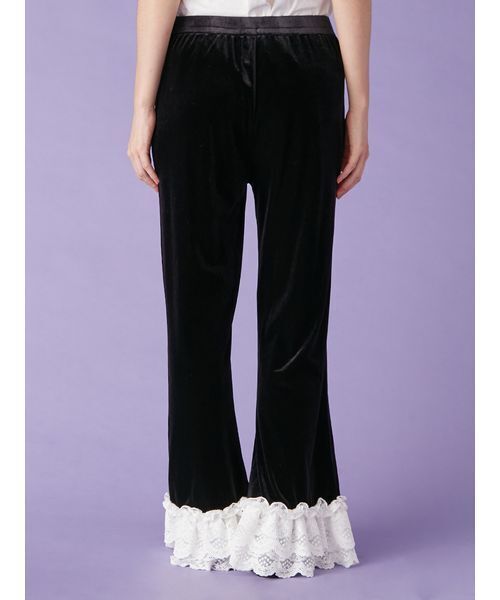 LILY BROWN（リリーブラウン）の「バリエーションフリルパンツ（その他パンツ・レディース・ブラック/オフホワイト/グレー・0/1）」の7枚目の写真