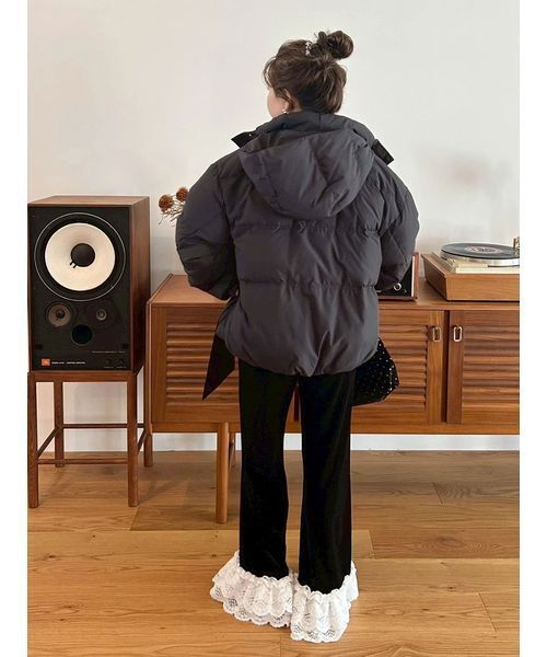 LILY BROWN（リリーブラウン）の「バリエーションフリルパンツ（その他パンツ・レディース・ブラック/オフホワイト/グレー・0/1）」の19枚目の写真