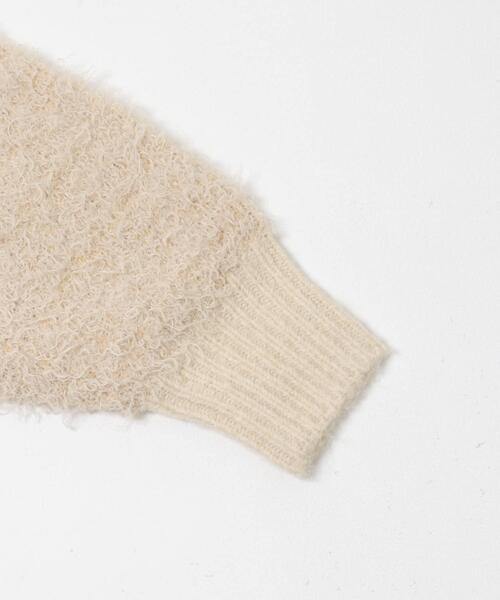 ITEMS URBANRESEARCH（アイテムズ アーバンリサーチ）の「シャギービッグカーディガン（カーディガン/ボレロ・レディース・ライトグレー/ブラウン/ベージュ・FREE）」の9枚目の写真