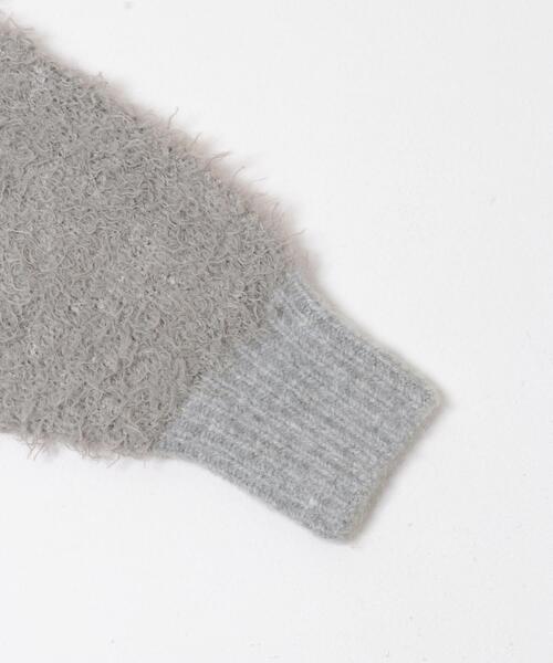 ITEMS URBANRESEARCH（アイテムズ アーバンリサーチ）の「シャギービッグカーディガン（カーディガン/ボレロ・レディース・ライトグレー/ブラウン/ベージュ・FREE）」の17枚目の写真