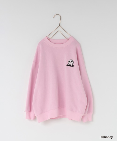 LOWRYS FARM（ローリーズファーム）の「ナイトメアー・ビフォア・クリスマス／スウェットプルオーバー　602525（スウェット・キッズ・ピンク/ブラック・110cm/130cm/150cm）」の4枚目の写真