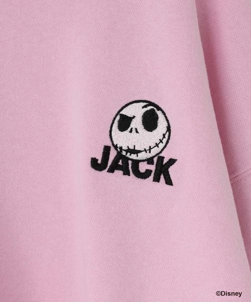 LOWRYS FARM（ローリーズファーム）の「ナイトメアー・ビフォア・クリスマス／スウェットプルオーバー　602525（スウェット・キッズ・ピンク/ブラック・110cm/130cm/150cm）」の5枚目の写真