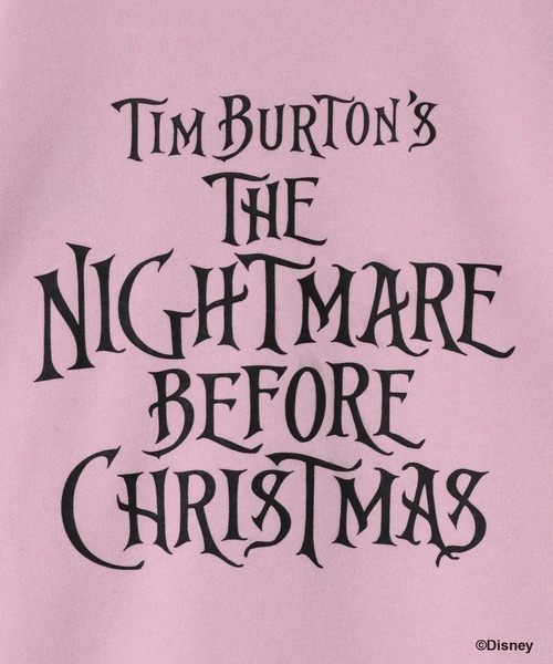 LOWRYS FARM（ローリーズファーム）の「ナイトメアー・ビフォア・クリスマス／スウェットプルオーバー　602525（スウェット・キッズ・ピンク/ブラック・110cm/130cm/150cm）」の7枚目の写真