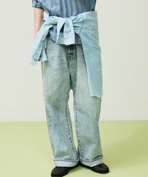 DENIM DELIGHT DAYS （デニム デライト デイズ）の「【DENIM DELIGHT DAYS】セルヴィッチデニムワイドジーンズ（デニムパンツ）」