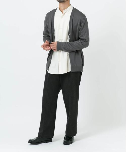 URBAN RESEARCH ROSSO MEN（アーバンリサーチロッソメン）の「『XLサイズあり』『UR TECH』ハイゲージカーディガン（カーディガン/ボレロ・メンズ・グレー/ベージュ/ネイビー/ブラック・MEDIUM/LARGE/X-LARGE）」の7枚目の写真