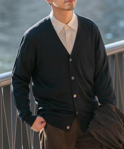 セール】『XLサイズあり』『UR TECH』ハイゲージカーディガン