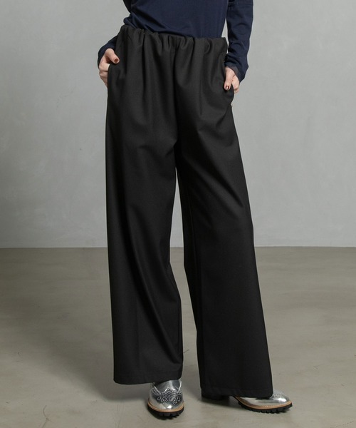 MARECHAL TERRE（マルシャルテル）の「ウォームセミワイドパンツ（その他パンツ・レディース・チャコールグレー/ブラック/ブラウン/ワインレッド/キャメル・SMALL/MEDIUM/LARGE）」の2枚目の写真